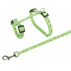 Geschirr mit Leine für Kaninchen - Motiv 25-44/1cm 1,25m